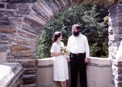 Dan Dorrough; Ruth Bennett McDougal Dorrough; Our Wedding; Garrett Chapel; Keuka Lake; Bluff Family
